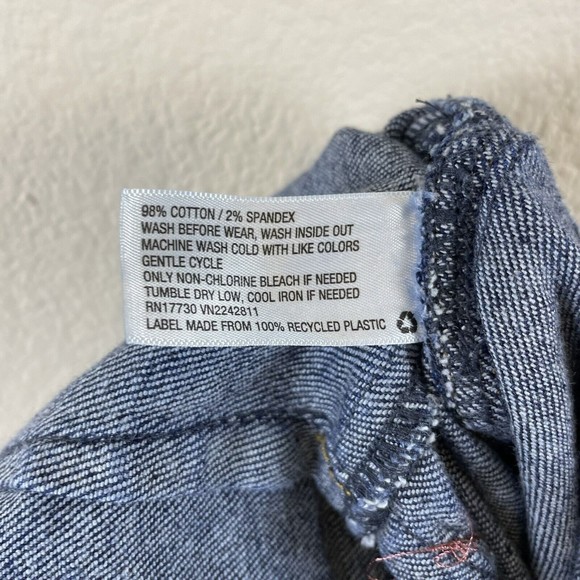 Universal Threads Denim Jumpsuit Womens 4 Sleeveless Button Front Frayed Boho - Picture 9 of 12